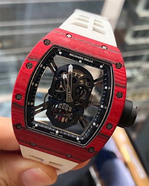 richard mille red skull rm 52-01